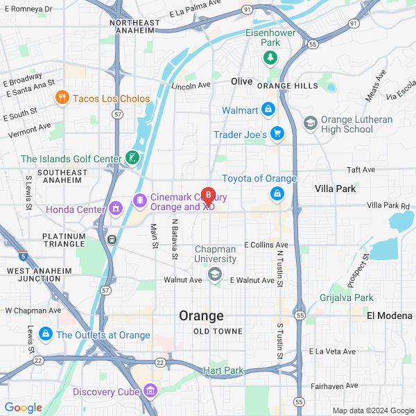 Renaissance Kitchen Bath Flooring location map: 1330 N. Glassell St. # N, Orange, CA